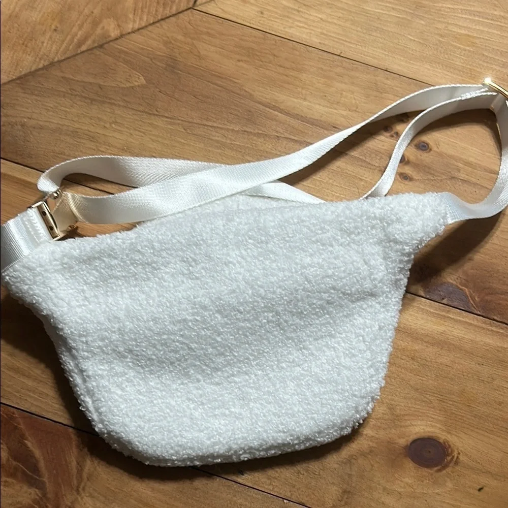 White Bride Fanny pack with Gold Details